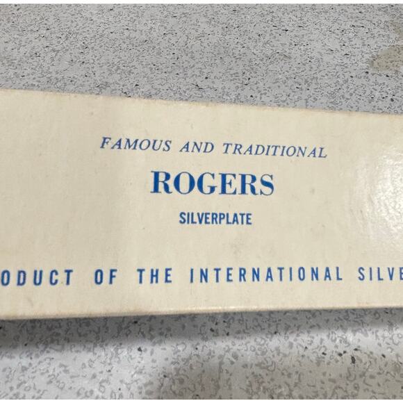 Daybreak Elegant Lady 1950s Rogers IS silverplate 5-pc place setting NOS unused - Picture 5 of 5